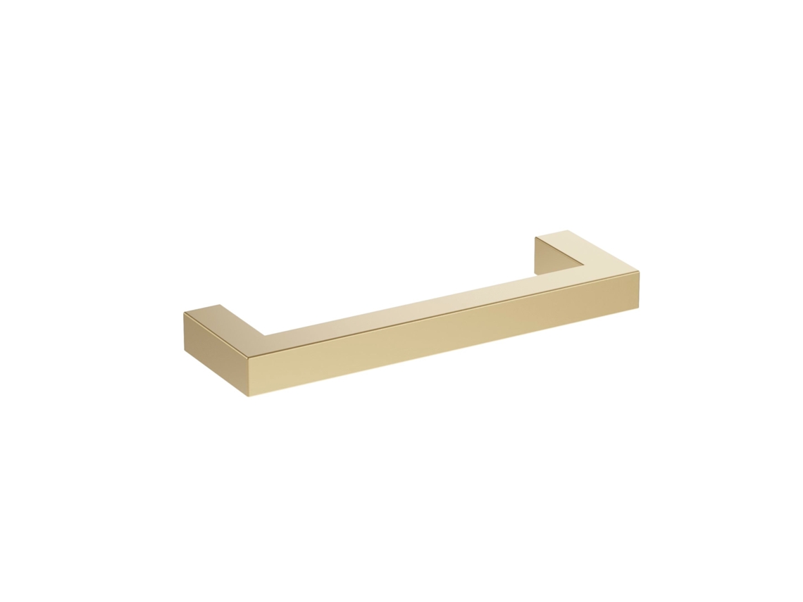 Tirador Para Mueble De Acero Inoxidable Distancia Entre Centros De 96 Mm Acabado En Latón Galvanizado Lote De 6