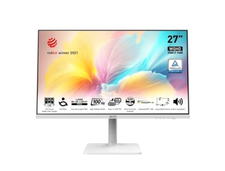 Monitor MSI Md272qxpw 27 Blanco Wqhd 60hz - Dsp0000022533