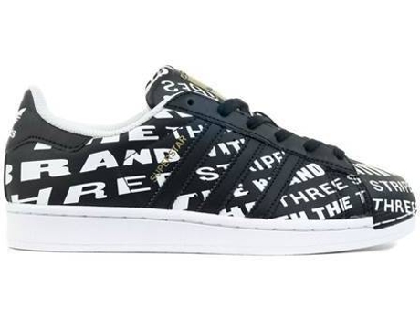 Zapatillas ADIDAS Superstar J Niños (36.6 - Negro y Blanco)