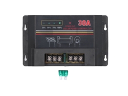 Controlador De Carga Y Descarga Solar De 12 V Y 30 A Con Microprocesador De Alta Velocidad Y Múltiples Protecciones.
