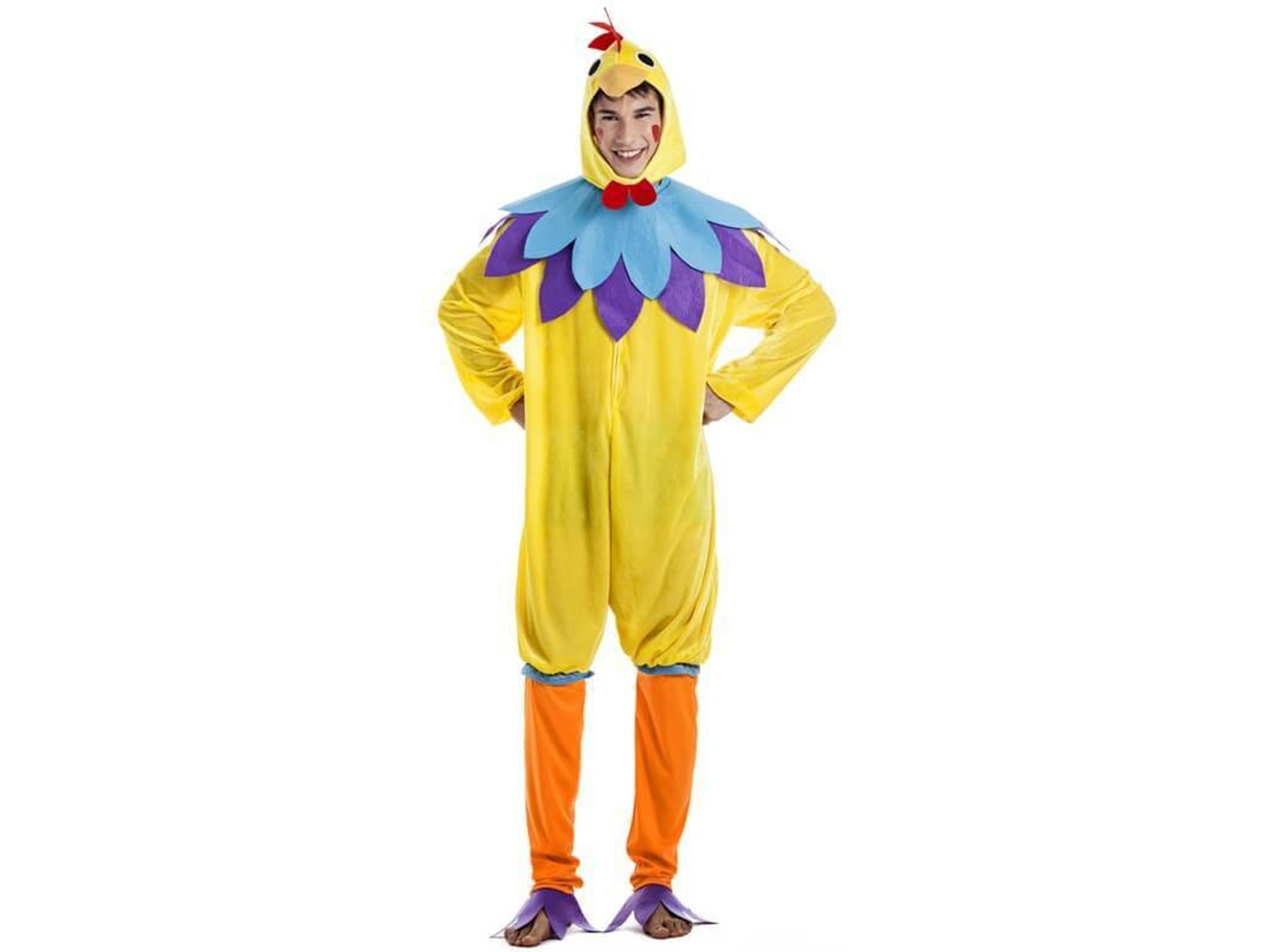 Disfraz de Hombre DISFRAZZES Gallo Amarillo (Talla: M/L)