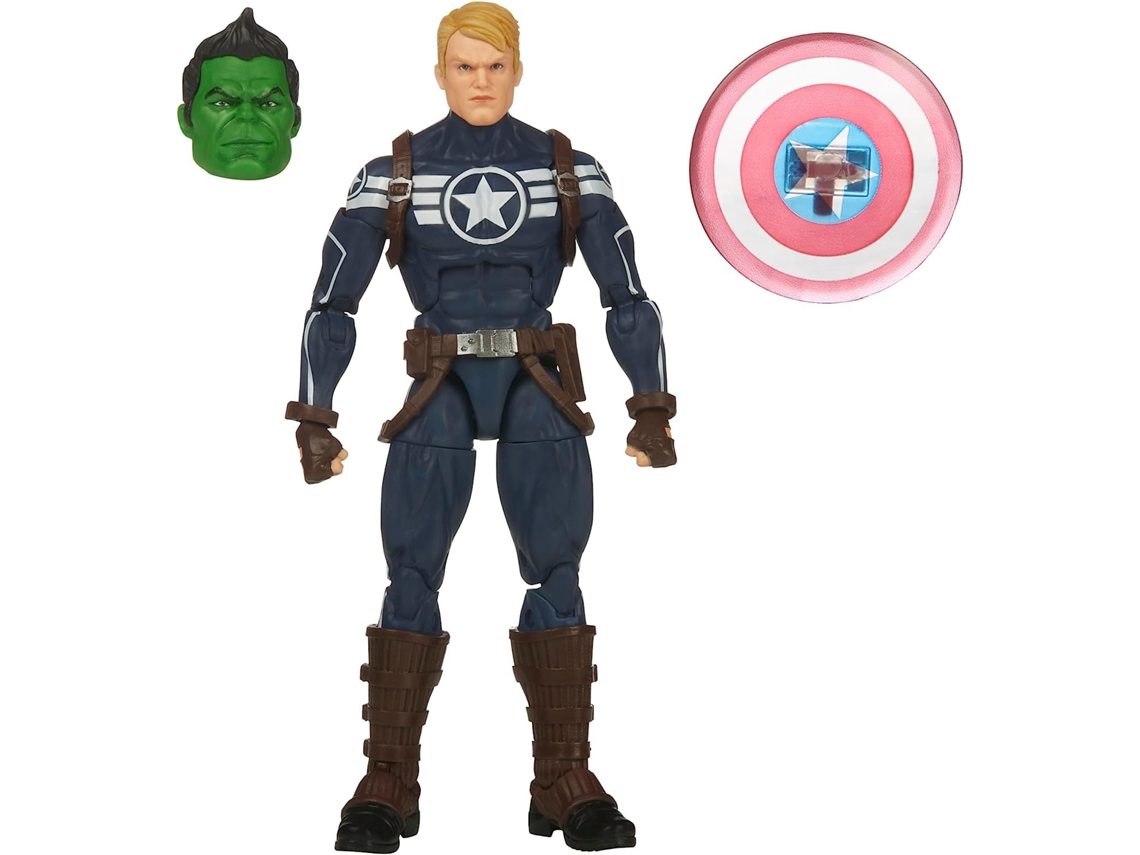 Figura Commander Rogers Capitán América Marvel Legends 15 Cms (4 años)