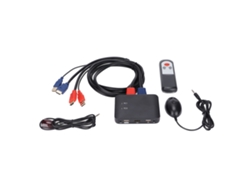 Conmutador Kvm Usb Ay86 De 2 Puertos 4k A 60 Hz, Divisor Kvm Para 2 Ordenadores Con Teclado Y Ratón Compartidos Y 1