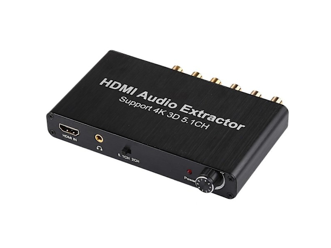 Extractor De Decodificador De Audio Hdmi 5.1ch 4k 3d