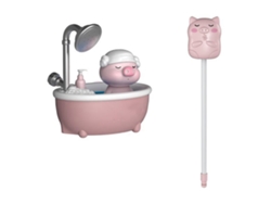 Lindo Juguete De Baño Con Forma De Cerdito Y Manguera Flexible Para Un Riego Suave, Juguete Rosa Para Bebés