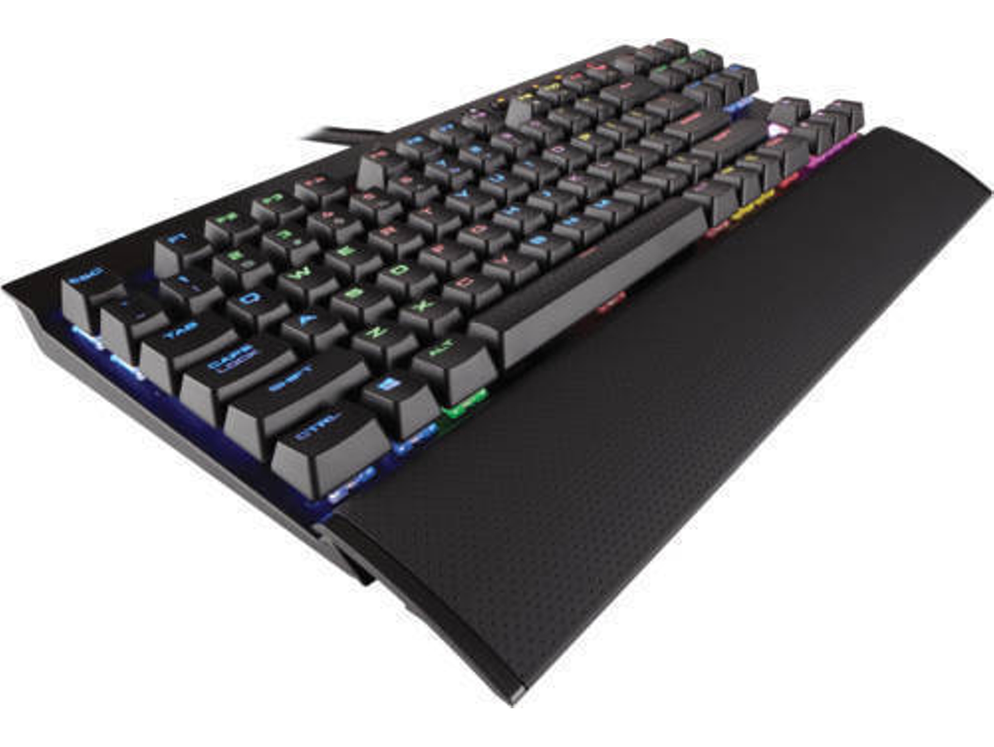 Teclado Gaming CORSAIR K65 RGB Rapidfire (Membrana - Inglés - Negro)