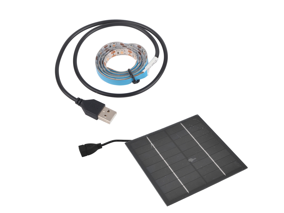 Tira de luz LED solar de 5 W para cultivo de plantas con alto flujo luminoso, 0,5 m (sin marca)