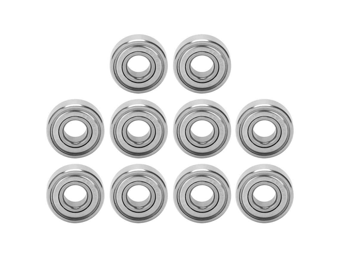 10 Rodamientos Miniatura De Acero Inoxidable S696zz De 6x15x5 Mm De Alta Velocidad