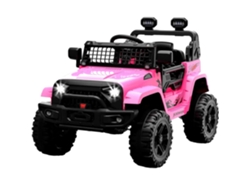 Carro Elétrico Para Crianças, Conectividade Bluetooth, Recursos De Segurança, Rosa