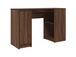Escritorio Vidaxl Madera Procesada Marrón (120x42x76 Cm)