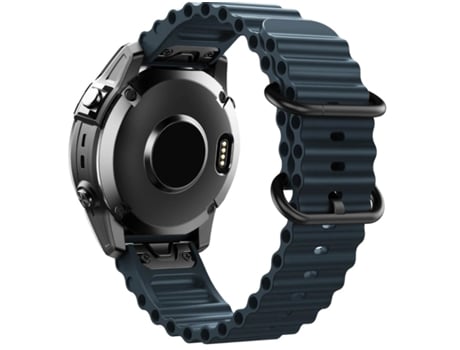 Correa Ocean Waves para Garmin Quatix 7 Po Azul y Naranja Pack 2X VEANXIN