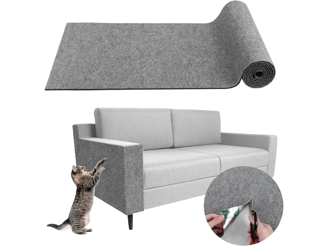 Alfombra Autoadhesiva Recortable, Protector De Muebles, 78,7 Pulgadas X 15,8 Pulgadas. Panoona