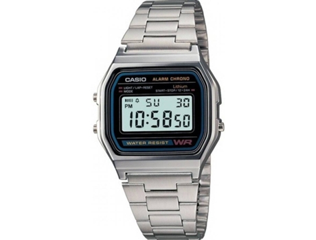 Reloj Digital CASIO Retro Hombre (Acero y Resina - Plateado)