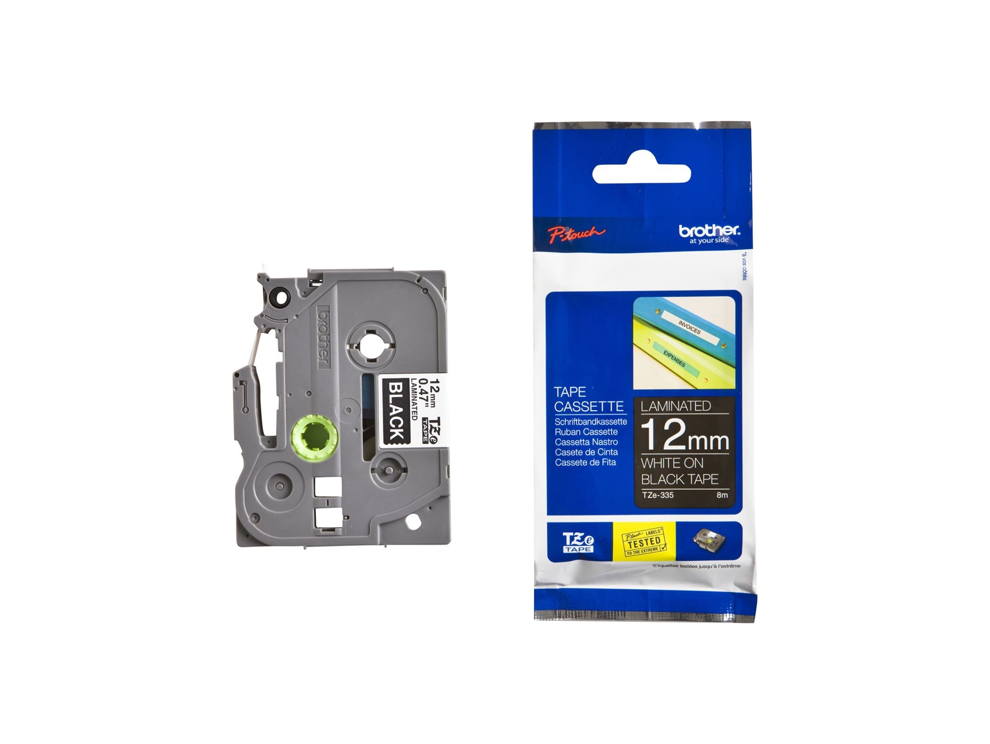 Cinta BROTHER TZe335 laminada