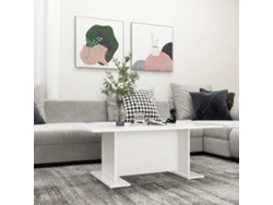 Mesa de Centro Apoyo 103,5X60X40 cm Contrachapado Blanco