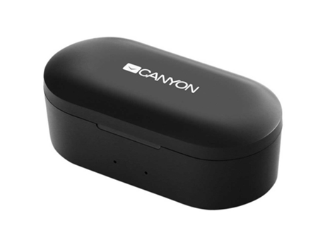 True Wireless Bluetooth Earbuds Canyon Earbud con micrófono (In Ear - Micrófono - Negro)
