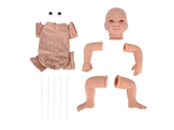 2026-kit De Muñeco Reborn 21 Pulgadas Vinilo Suave Piezas Sin Pintar Accesorios Diy Para Niños