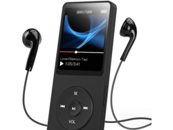 Reproductor MP4 portátil, reproductor de música MP3, reproductor de vídeo, visor de fotos, compatible con tarjetas TF y PA. Elisefashion