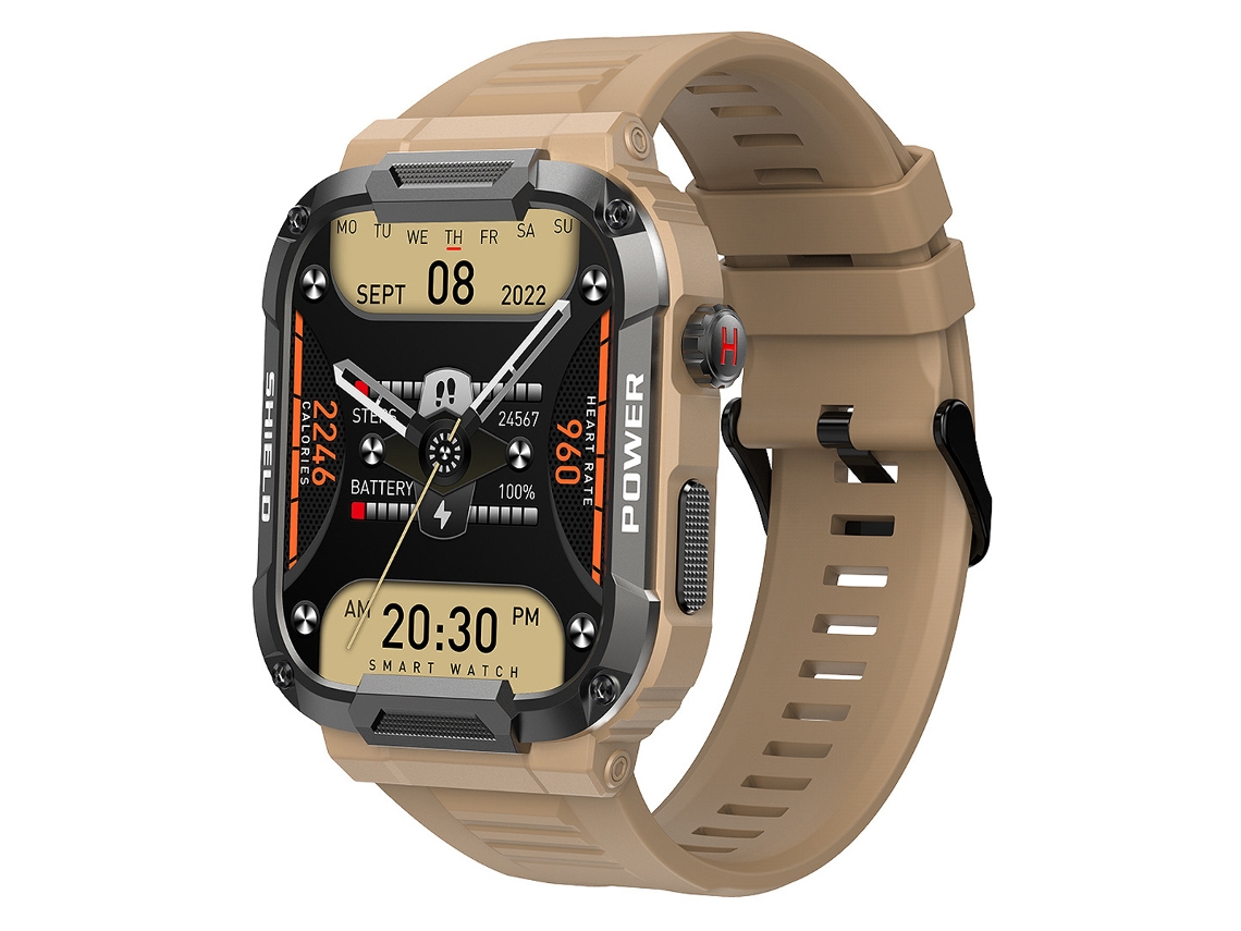 Reloj Inteligente Masculino Resistente al Agua, Llamadas Bluetooth, Fitness, Cardíaco NEVEANCE