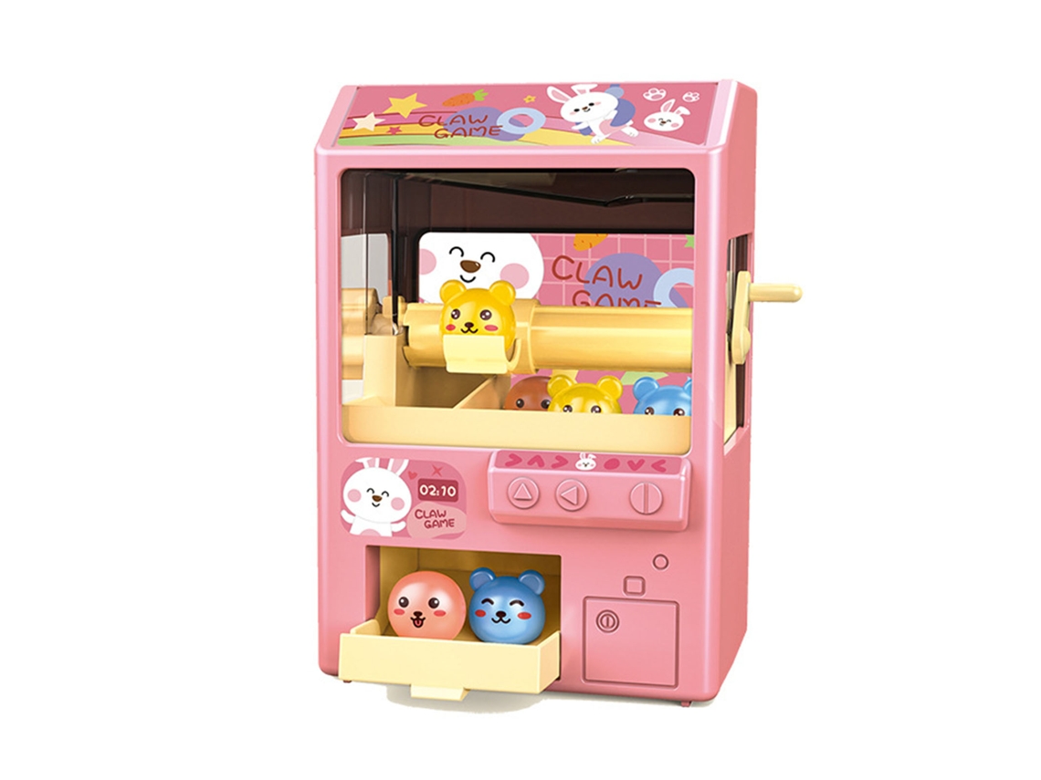 2026-máquina De Garra Para Muñecas Mini Con Música Y Luz Juguete Educativo Para Niños Color Rosa