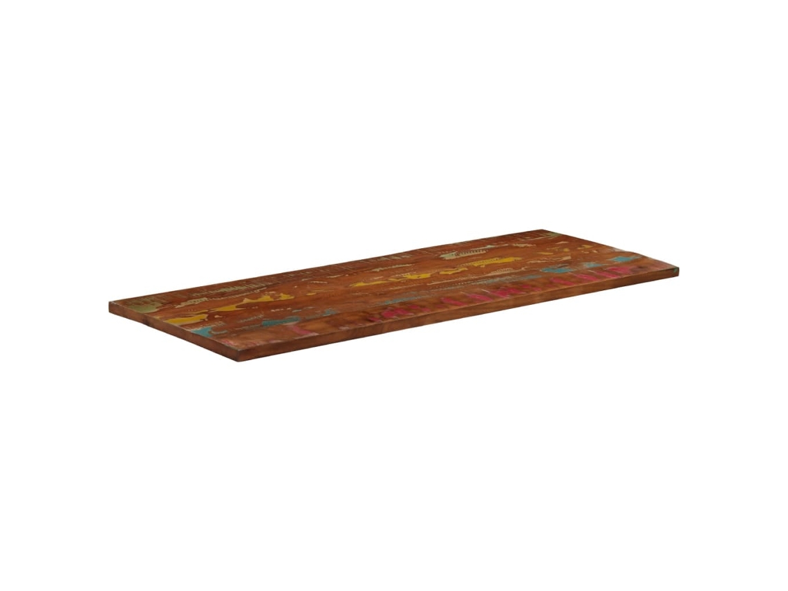 Tablero Mesa | Superficie De Mesa | Tablero De Escritorio Rectangular Madera Maciza Reciclada 140x60x1,5 Cm Wsd76882