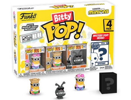 Figura FUNKO Bitty Pop! Minions - Young Gru (4 Peças)