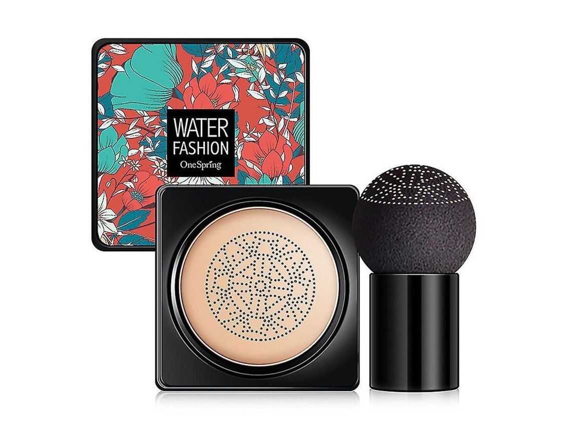 Crema Bb Cushion Con Esponja En Forma De Hongo - Color Natural, 20 G - Protección Solar Y Camuflaje