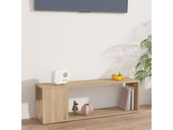 Mueble Para Tv Madera Contrachapada Roble Sonoma 100x24x32 Cm