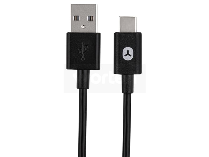Cable GOODIS (USB - USB-C - 2m - Negro)