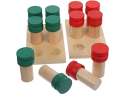 Caja sensorial de madera Montessori para niños - Juguete sensorial educativo para bebés - Desarrollo - CHABERLU
