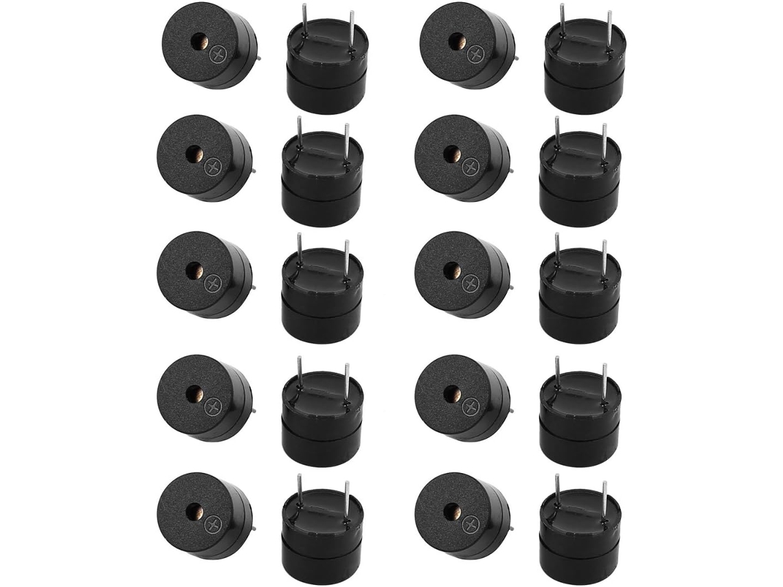 20 Unidades De Zumbador Magnético Activo De Tono Continuo De 12 V Cc