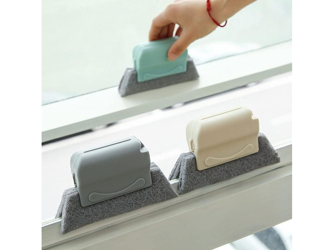 Juego De 3 Cepillos Para Limpiar Ranuras, Cepillo Mágico Para Ventanas Y Puertas Corredizas, Multifuncional.