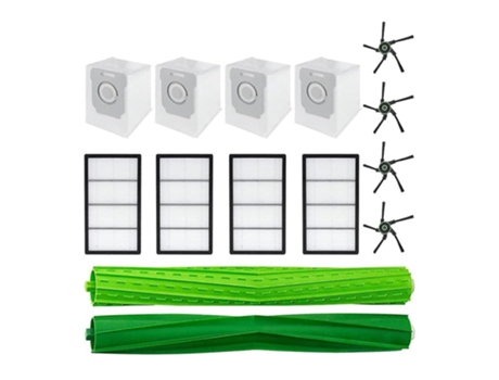 Filtros de escovas laterais de escova de rolo de peças de reposição para irobot roomba