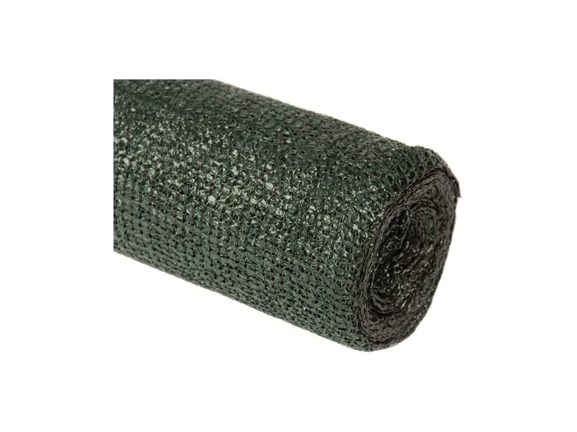 Malla Sombreo Ocultación Verde Oscuro 1.5 x 50 M, Ocultación 75 %