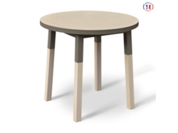 Mesa Redonda MON PETIT MEUBLE FRANÇAIS (Gris Moscada - Madera - 100 x 75 x 100 cm)