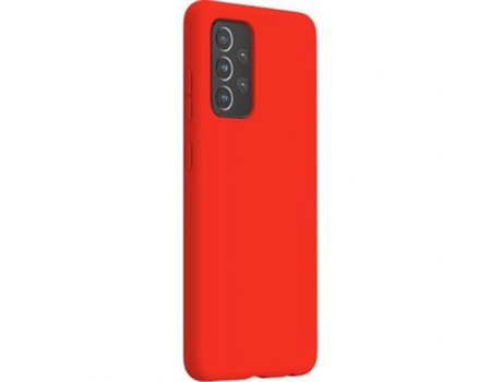 Funda para Samsung Galaxy A52 BIGBEN CONNECTED Silicona Textura Suave Rojo