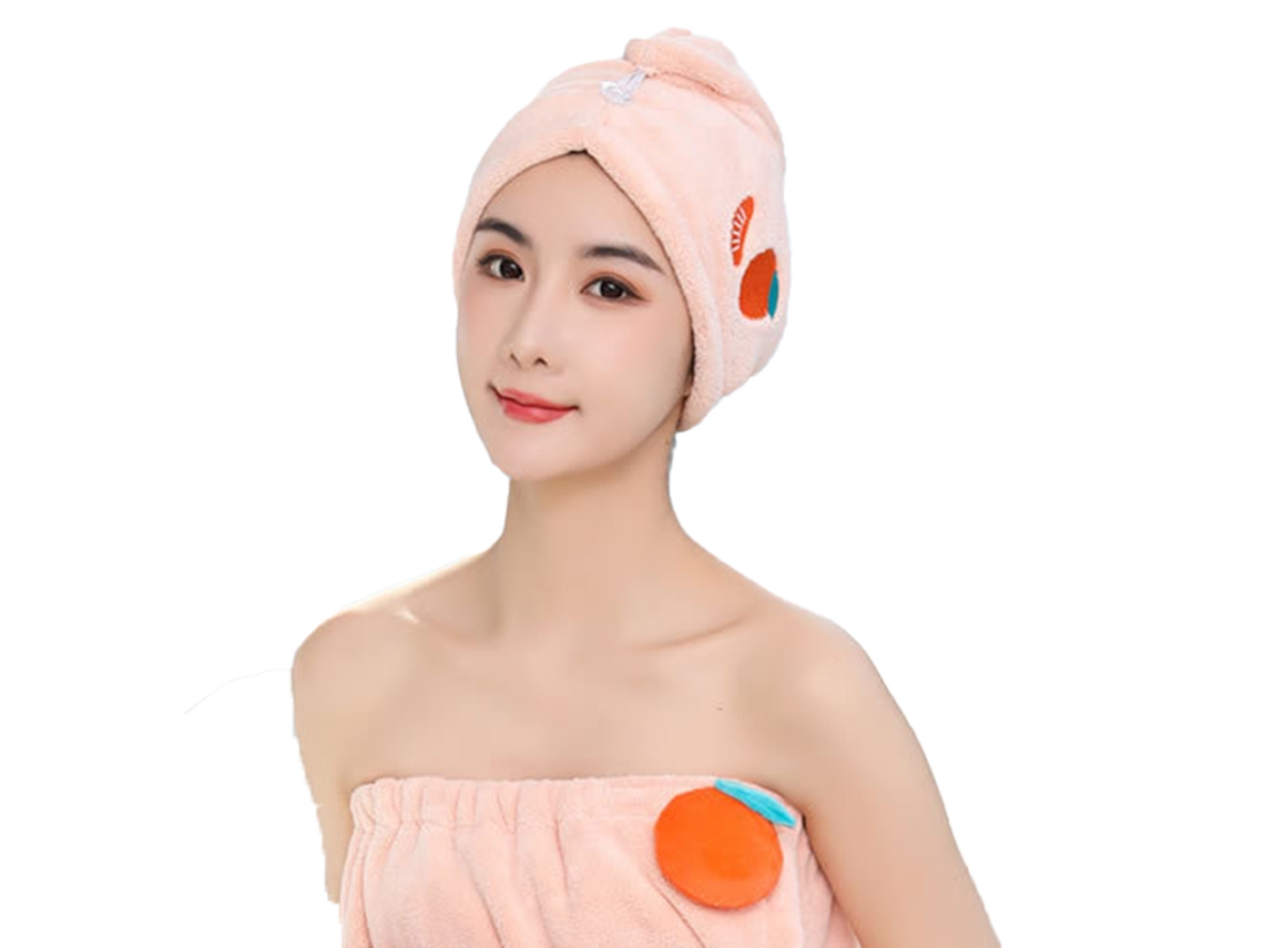 Conjunto de Toallas de Baño KOFIHETY Envolvente Absorbente Secado Rápido Turbante Lana - 2pcs (Talla Única)