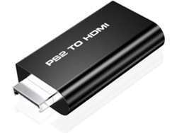 Adaptador convertidor de PS2 a HDMI (auxiliar de 3,5 mm) para auriculares, compatible con monitores HDTV Yuysan