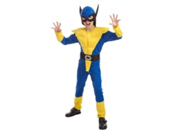 Disfraz de Niño DISFRAZZES Disfraz Súper Lobo Amarillo (Talla: 3 a 5 años)