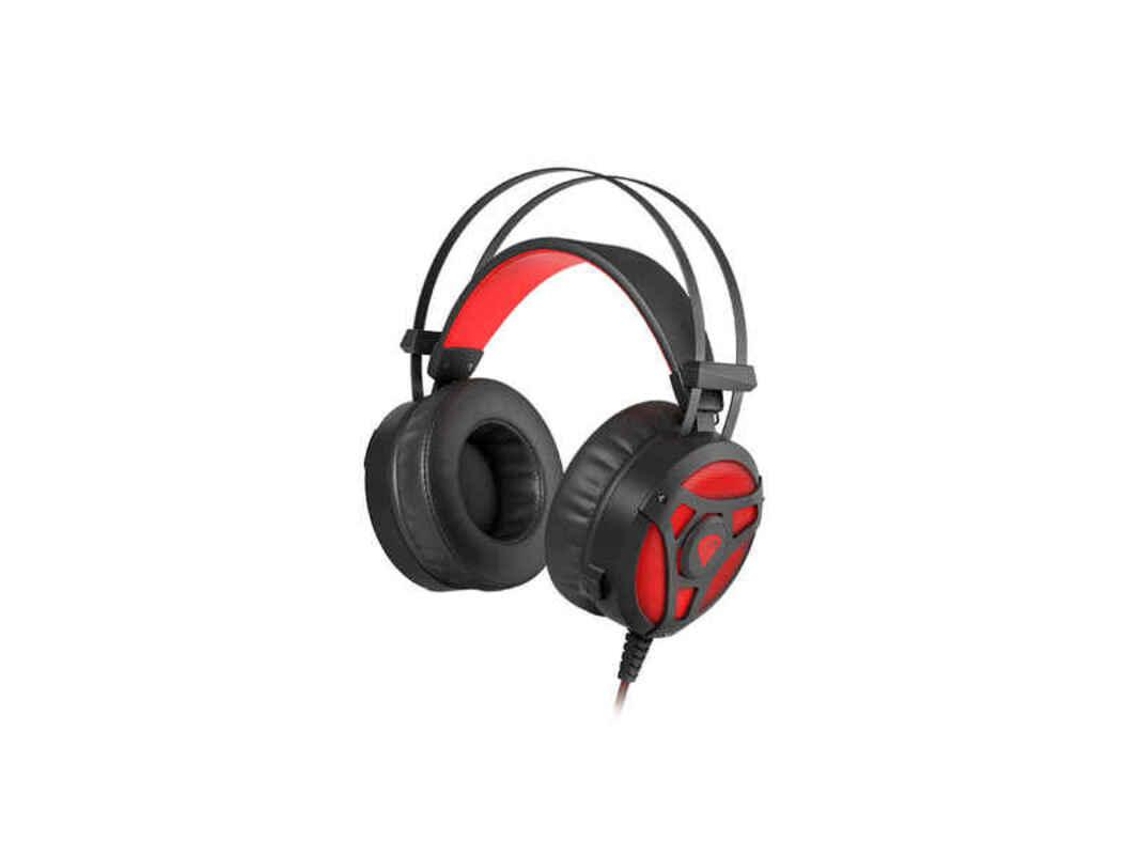 Auriculares con Micrófono Genesis Neon 360 Negro Rojo