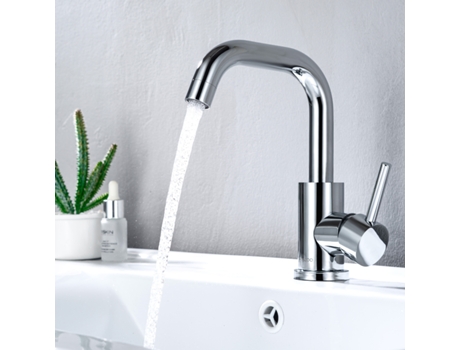 Grifo Lavabo Pomo Monomando LOMAZOO Rosely Cromo