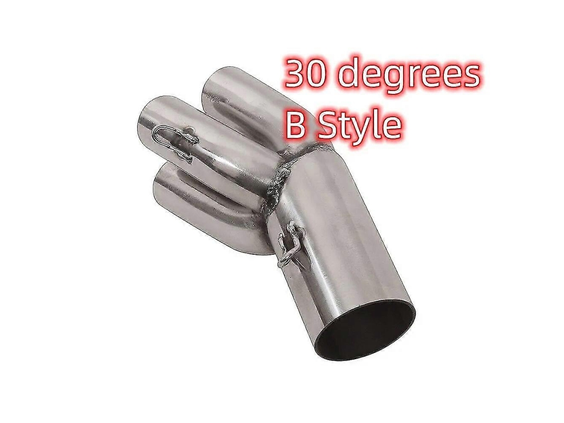 Adaptador de colector de escape de acero inoxidable de 30/90/180 grados para BMW K100 K75 Cafe Racer