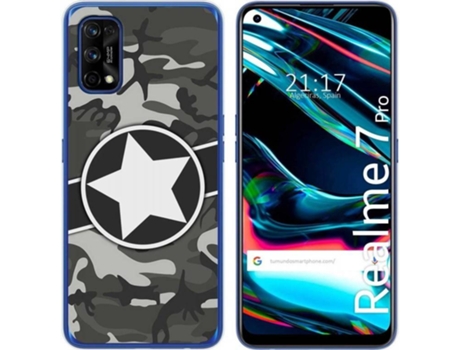 Carcasa Realme 7 Pro TUMUNDOSMARTPHONE Camuflaje 02 Multicolor