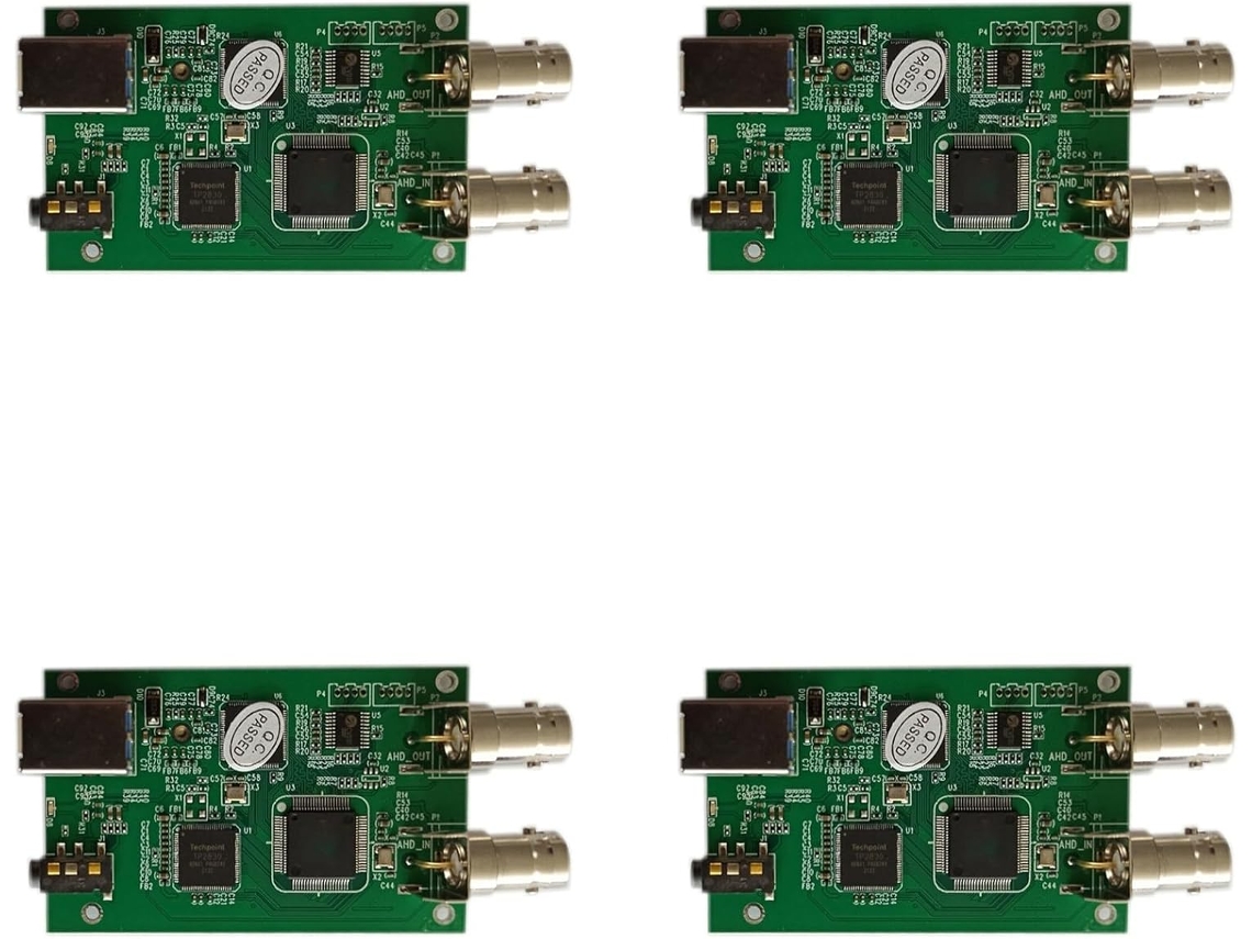 Módulo De Tarjeta De Captura Convertidora De Vídeo Usb 4x Ahd Cvbs Cvi Tvi
