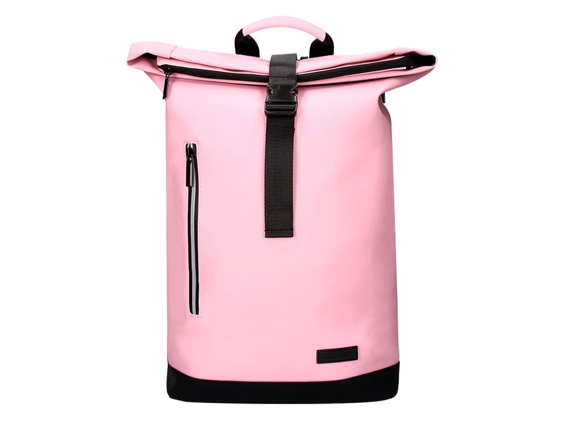 Cartera ANTARTIK Mochila Water Proof Enrollable Diseño Casual Color Rosa 480X130X280 Mm