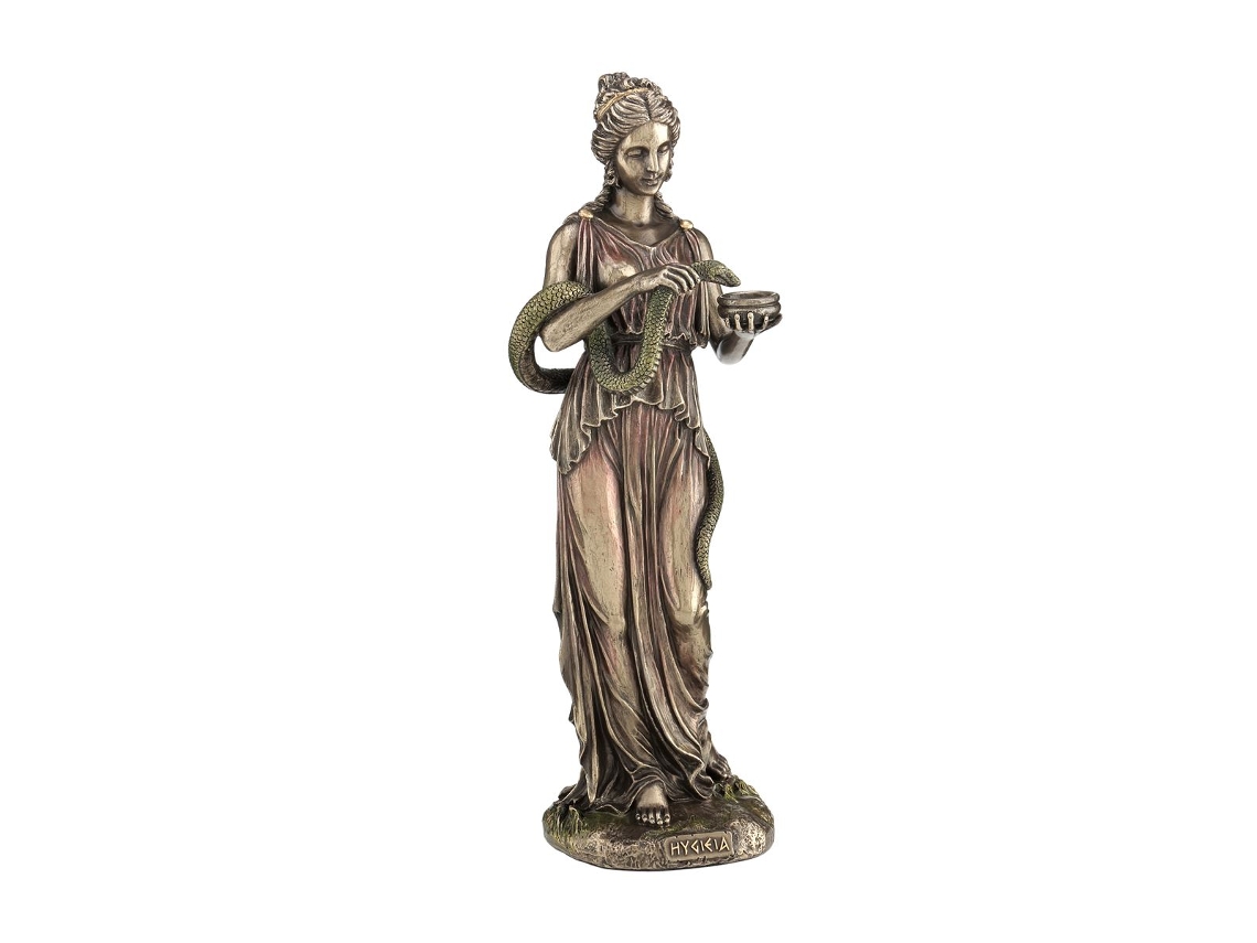 Diosa Griega De La Salud Hygieia Figuras Bronce Colección Clásico Signes Grimalt BY SIGRIS