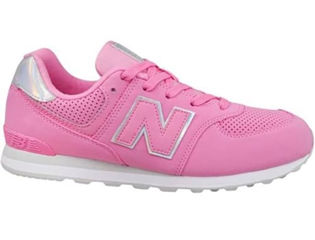 Zapatillas Deportivas NEW BALANCE 574 Mujer (Rosa - Tejido, Material Sintético -39)