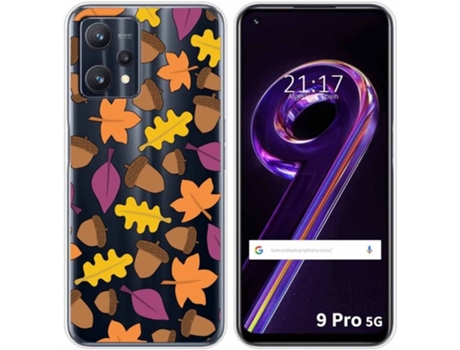 Carcasa para Realme 9 Pro 5G TUMUNDOSMARTPHONE Dibujos Transparente Otoño Multicolor
