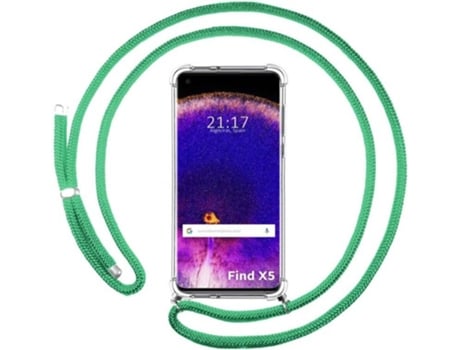 Carcasa para Oppo Find X5 5G TUMUNDOSMARTPHONE Colgante Verde