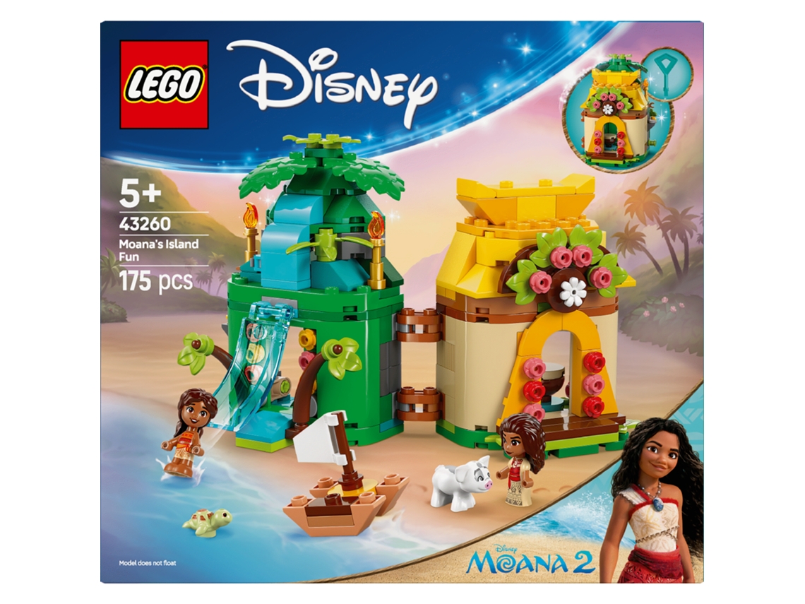 LEGO Disney 43260 A mini ilha da Vaiana Jogo de construção Casa de mini bonecas